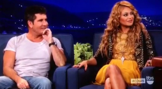 Paulina Rubio, Simon Cowell Paulina Rubio, Simon Cowell